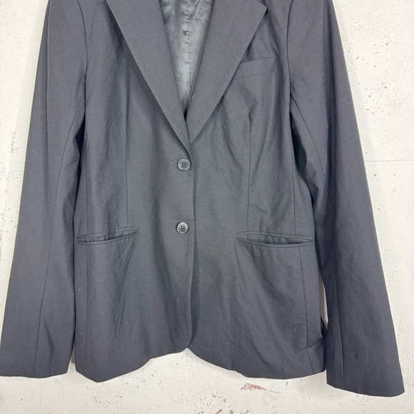 Theory Two Button Blazer Jacket Notch Lapel Front Pockets 12 - Picture 9 of 9